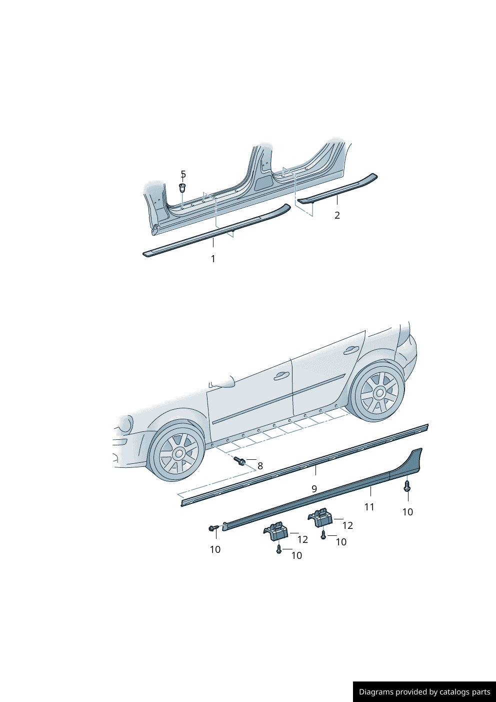 Car part diagram