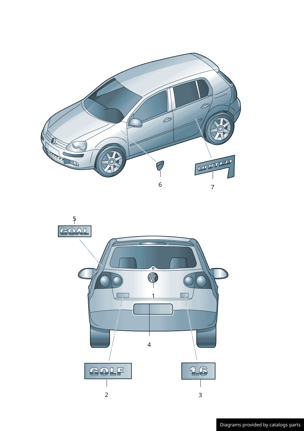 Car part diagram