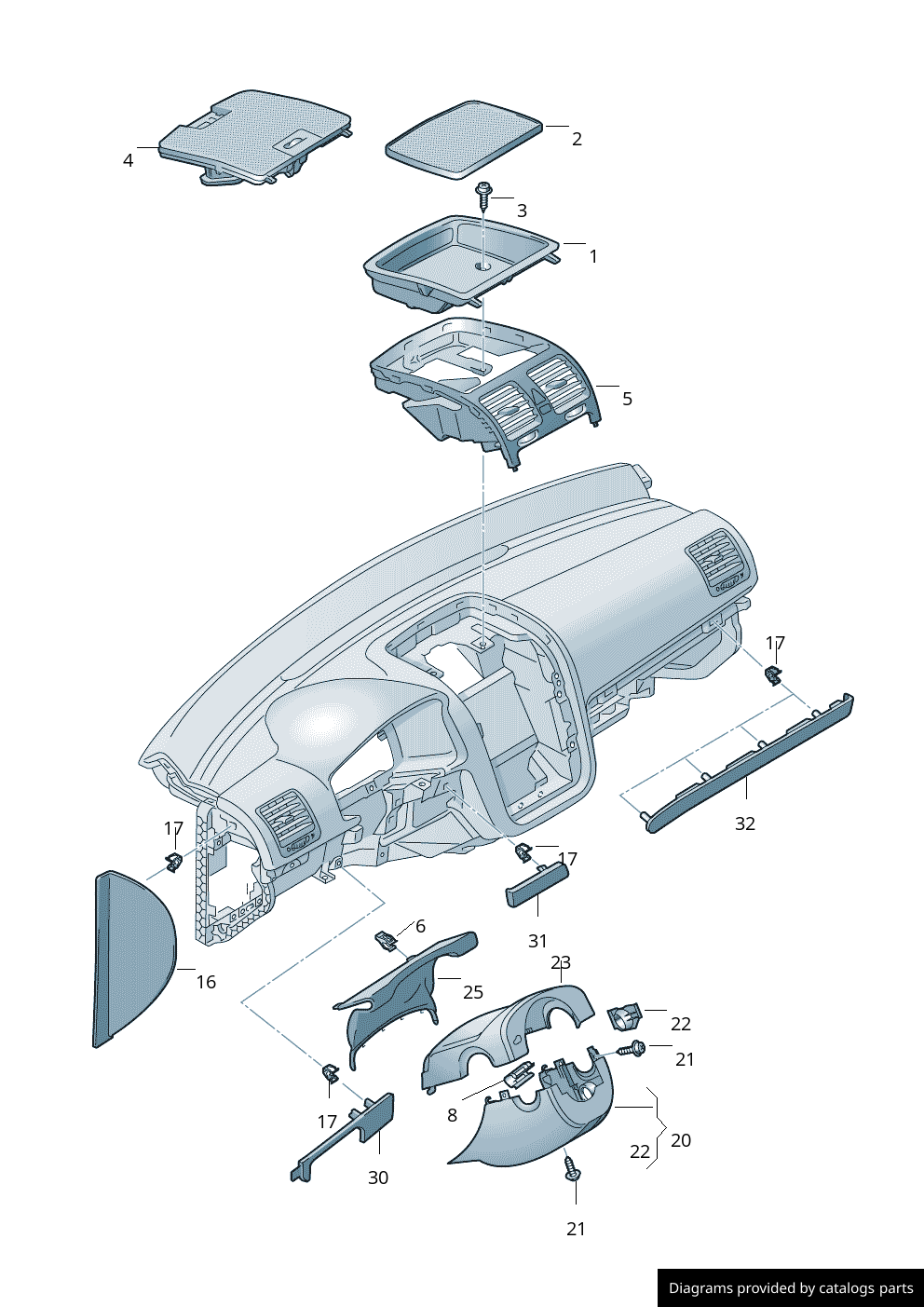 Car part diagram