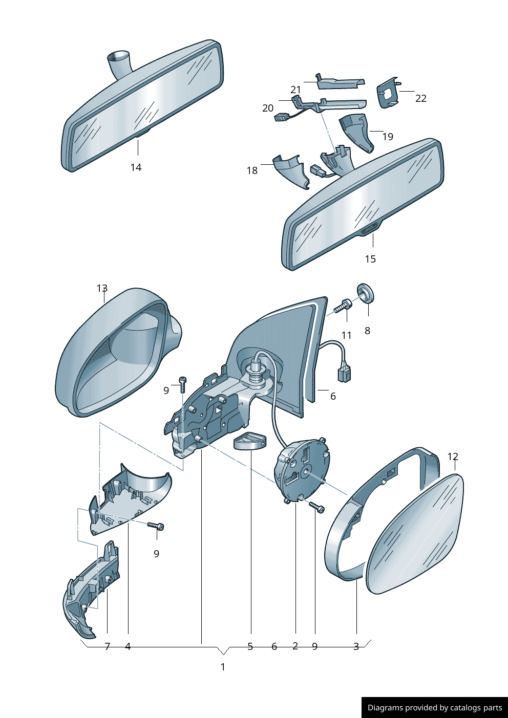 Car part diagram