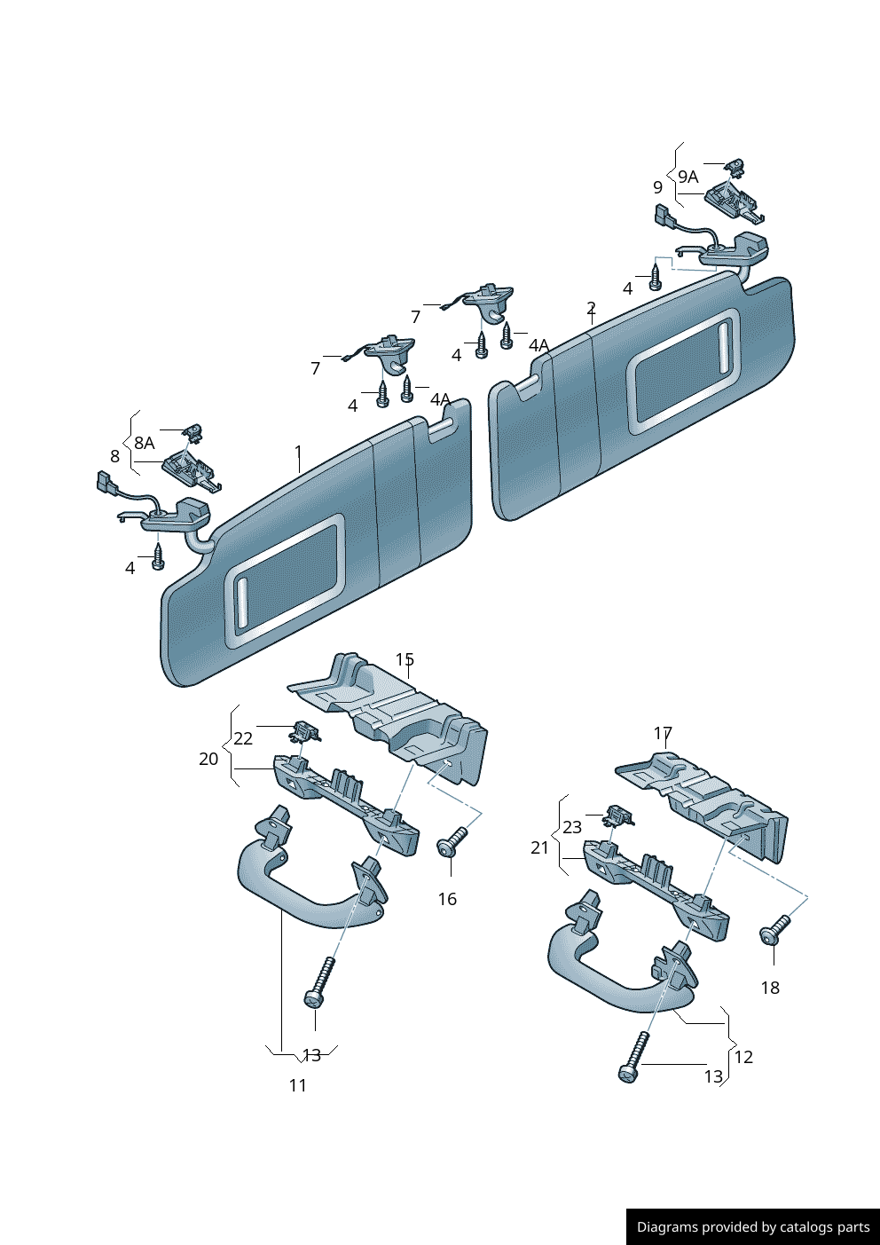 Car part diagram