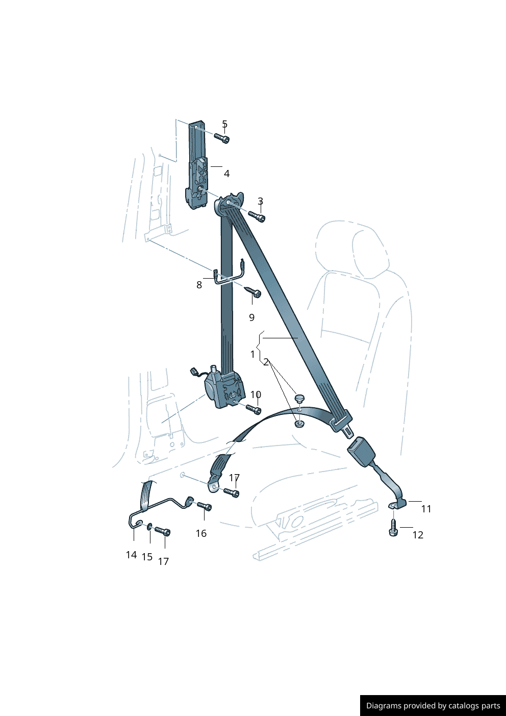 Car part diagram