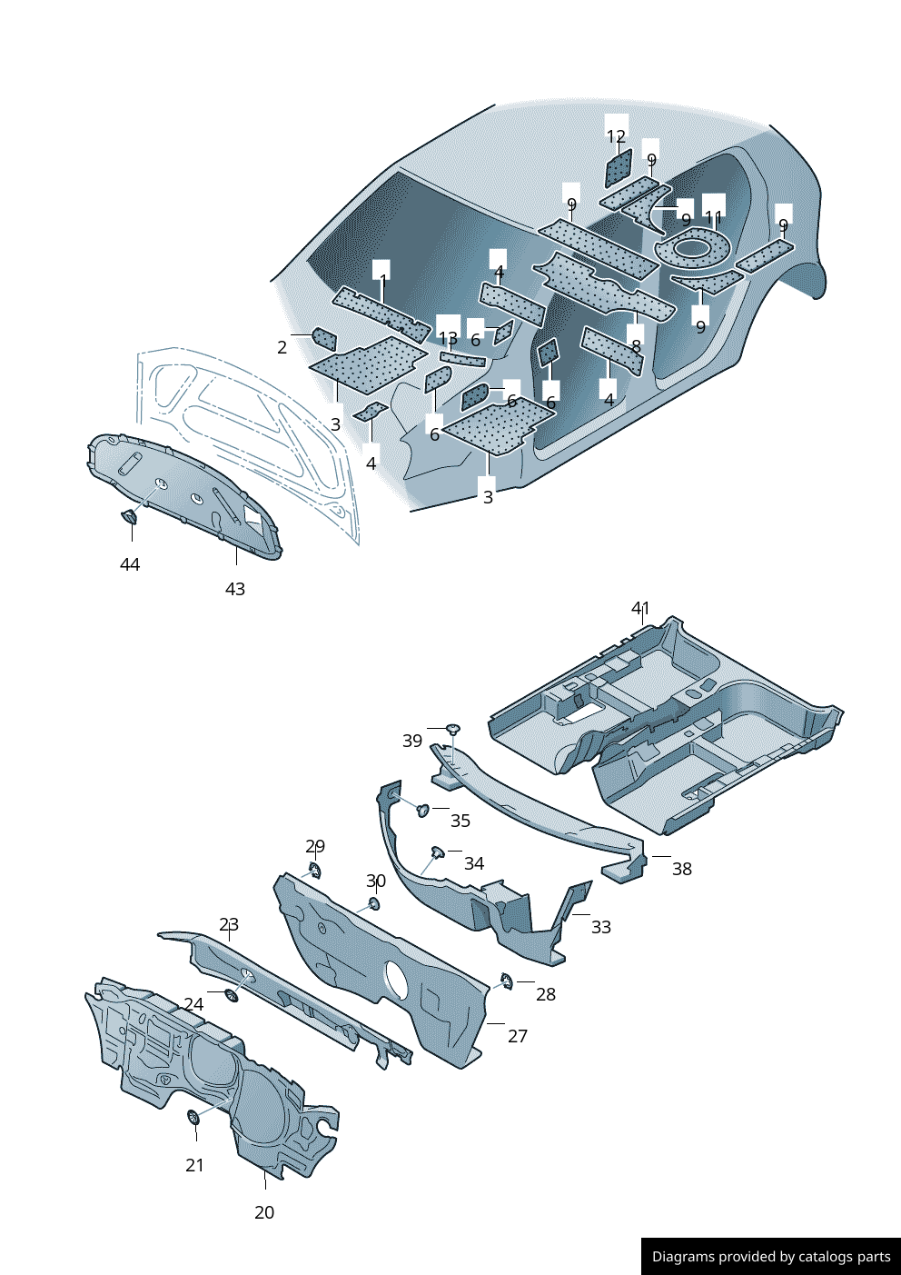 Car part diagram
