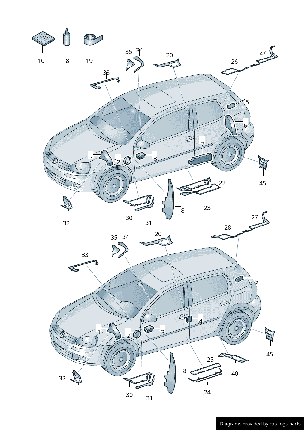 Car part diagram
