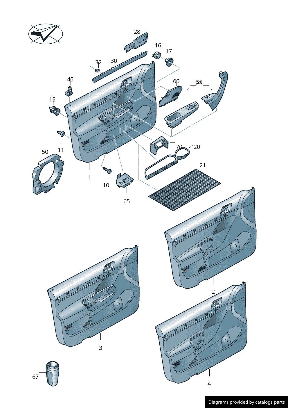 Car part diagram