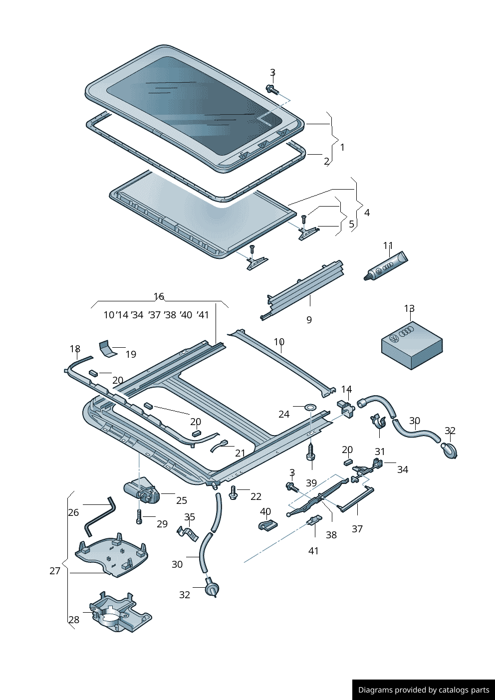 Car part diagram