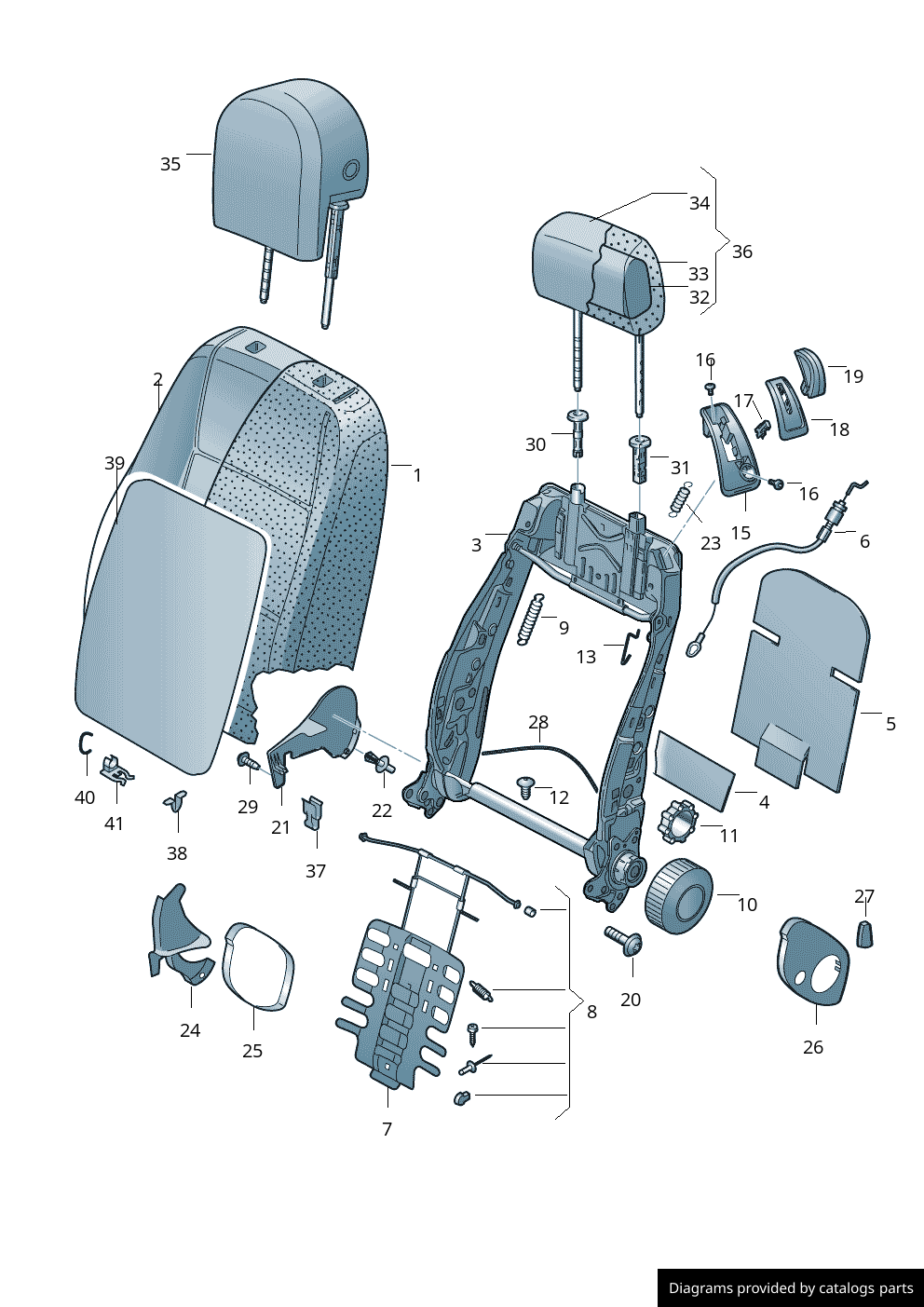 Car part diagram