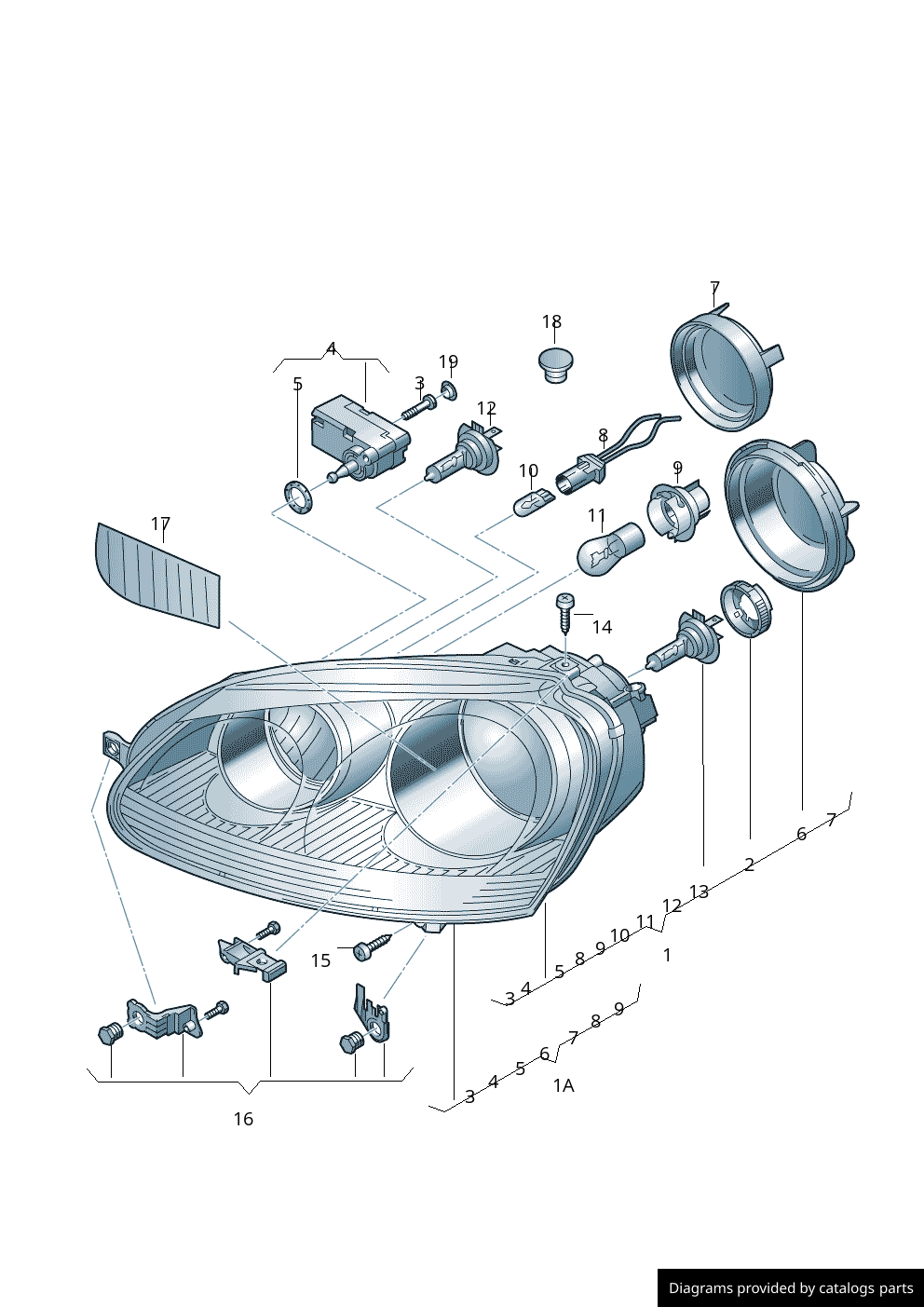 Car part diagram