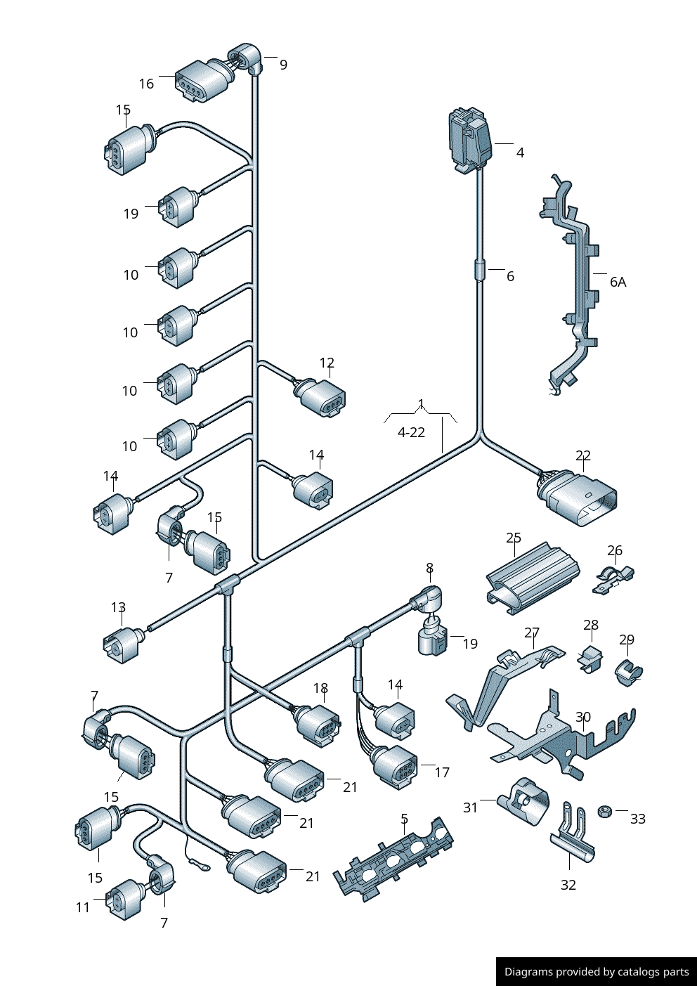 Car part diagram