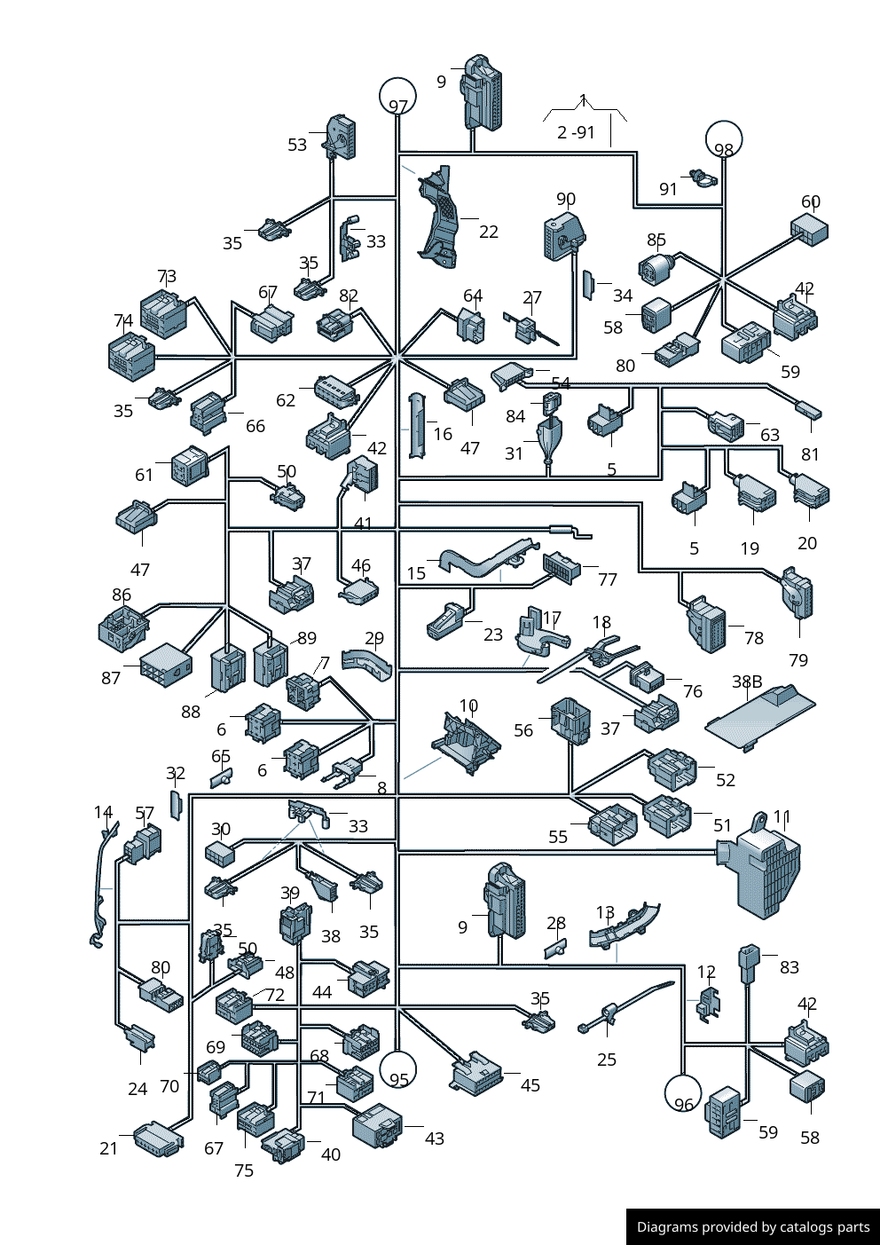 Car part diagram