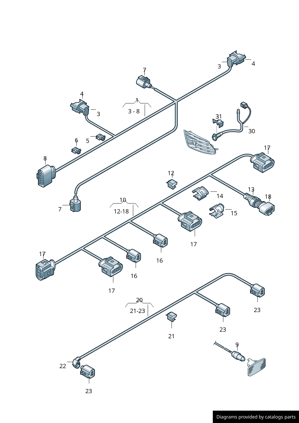 Car part diagram
