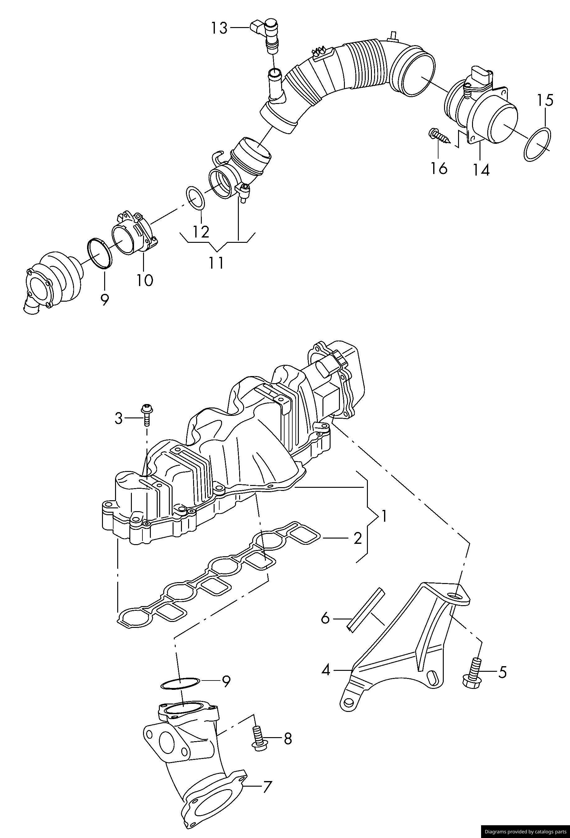 Car part diagram