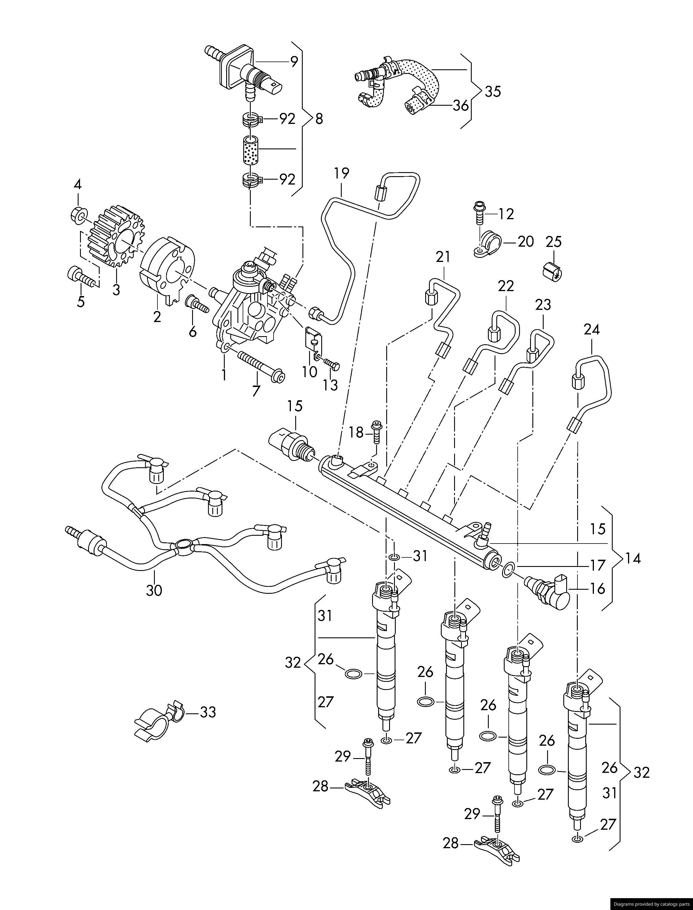 Car part diagram