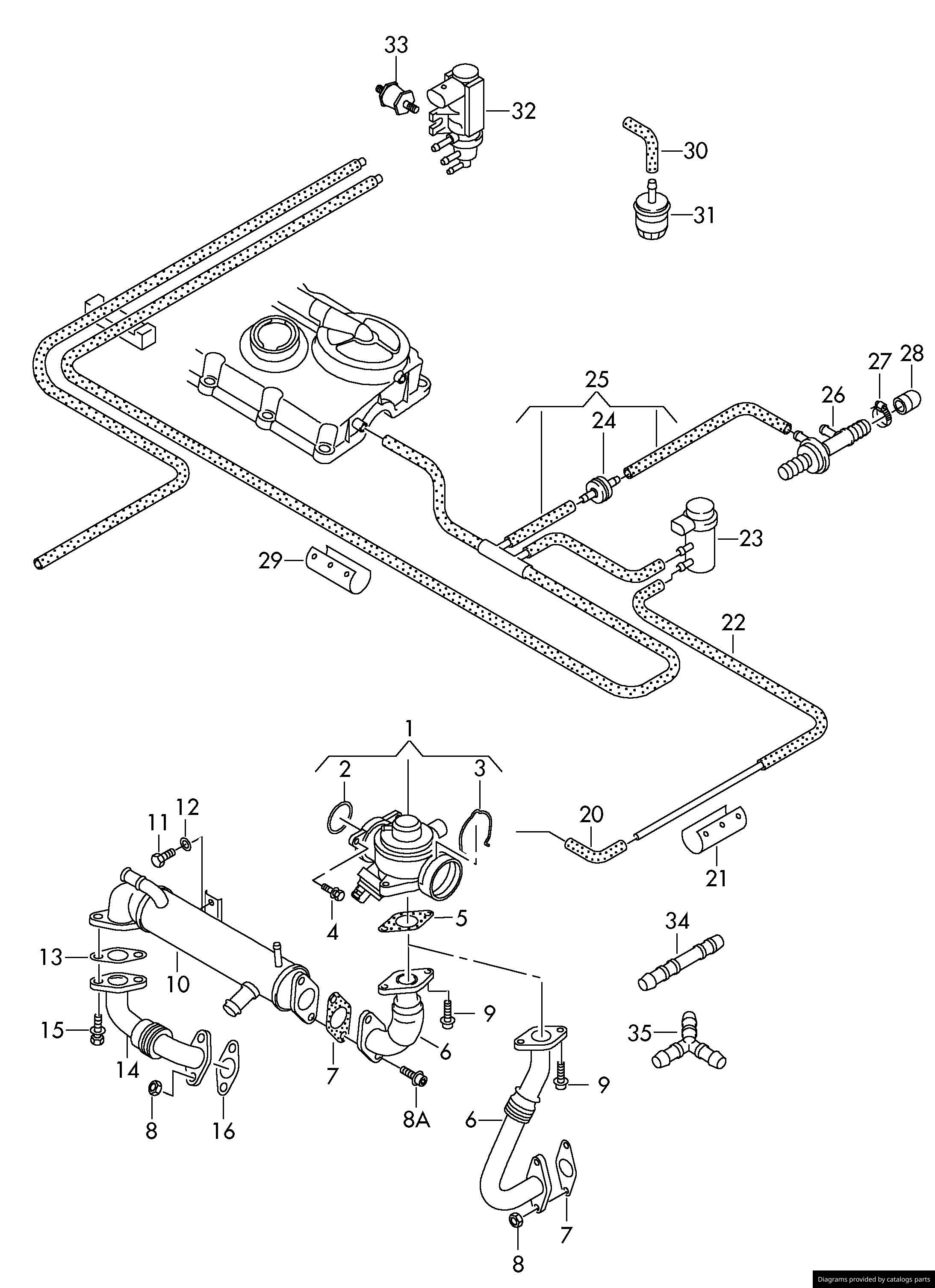 Car part diagram