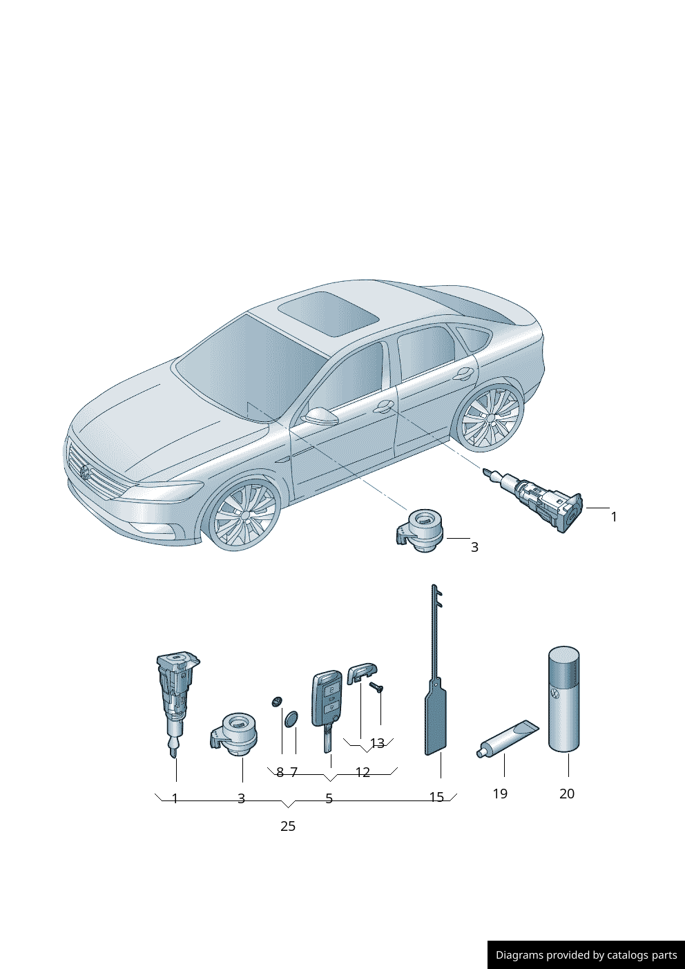 Car part diagram