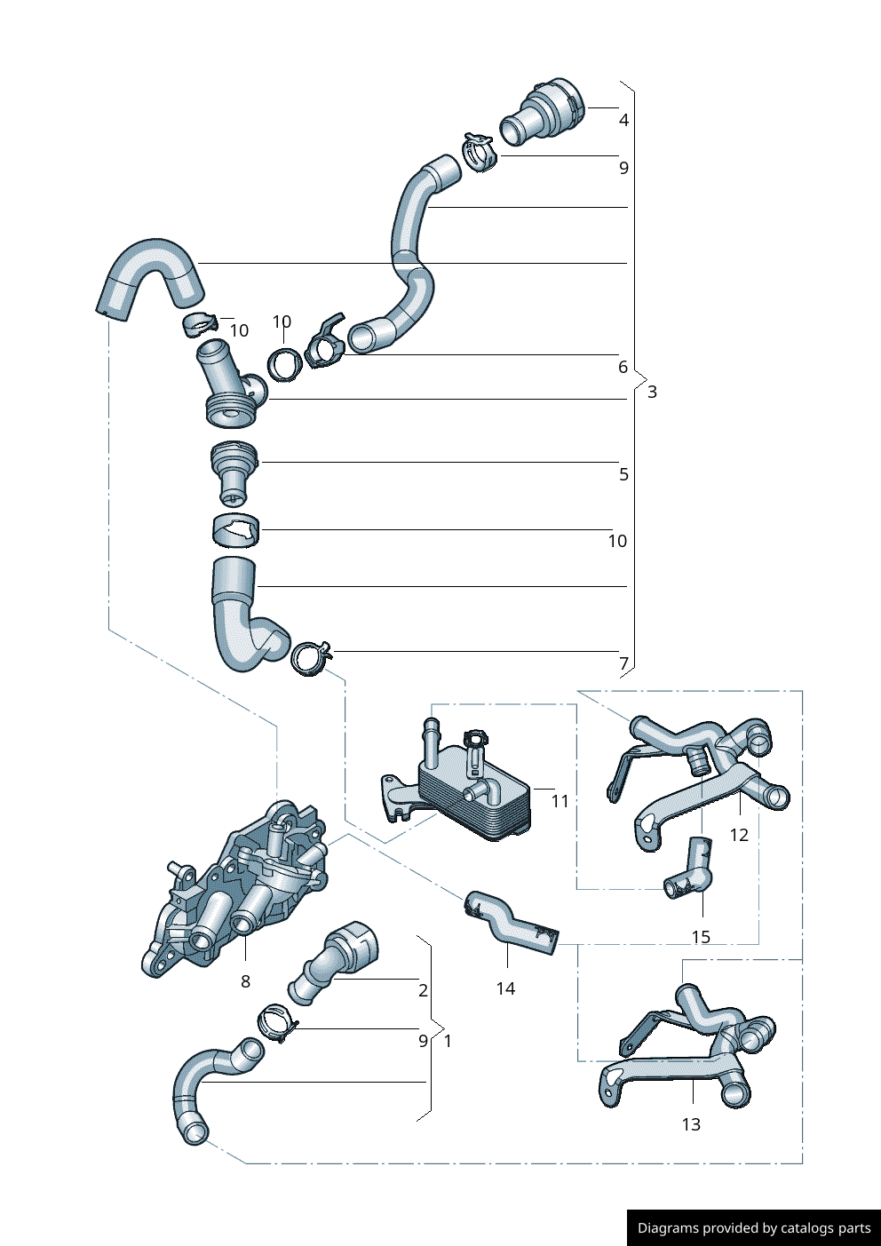 Car part diagram
