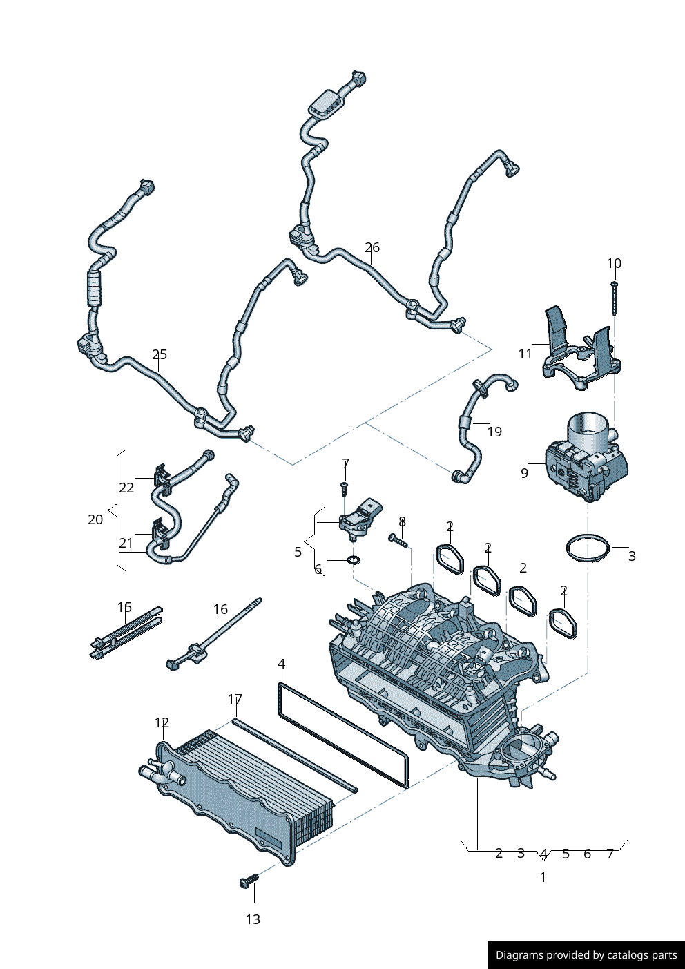 Car part diagram