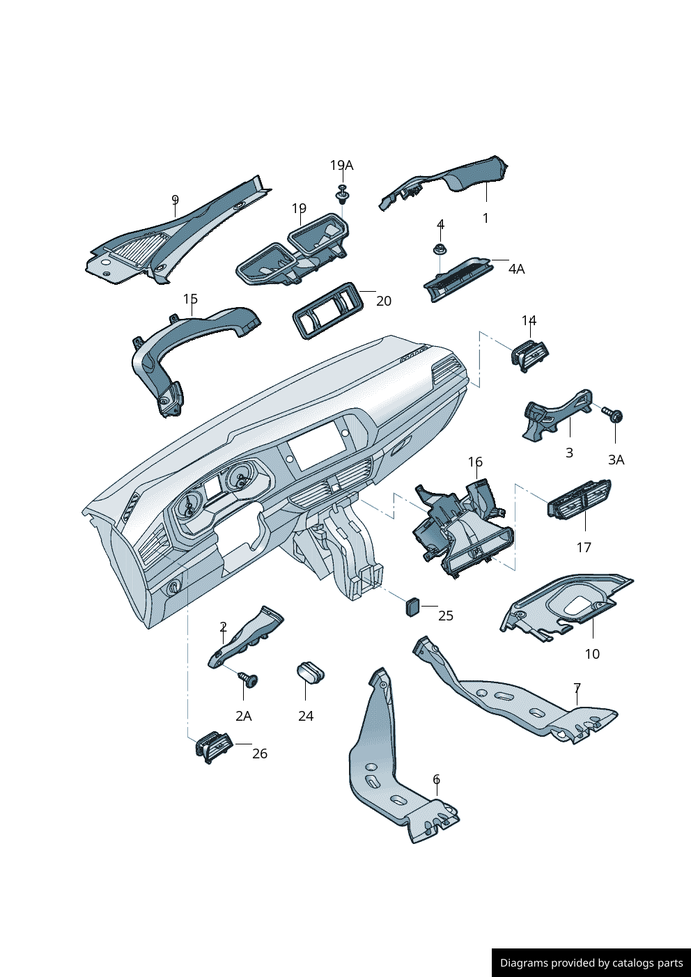 Car part diagram