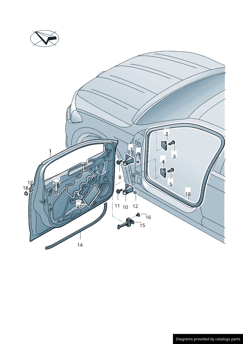 Car part diagram