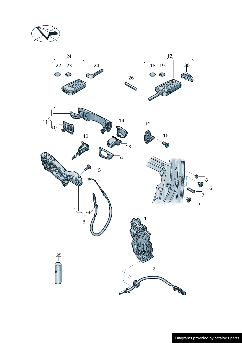Car part diagram