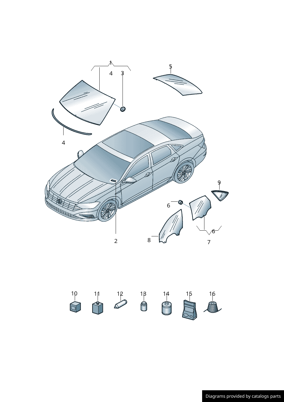 Car part diagram