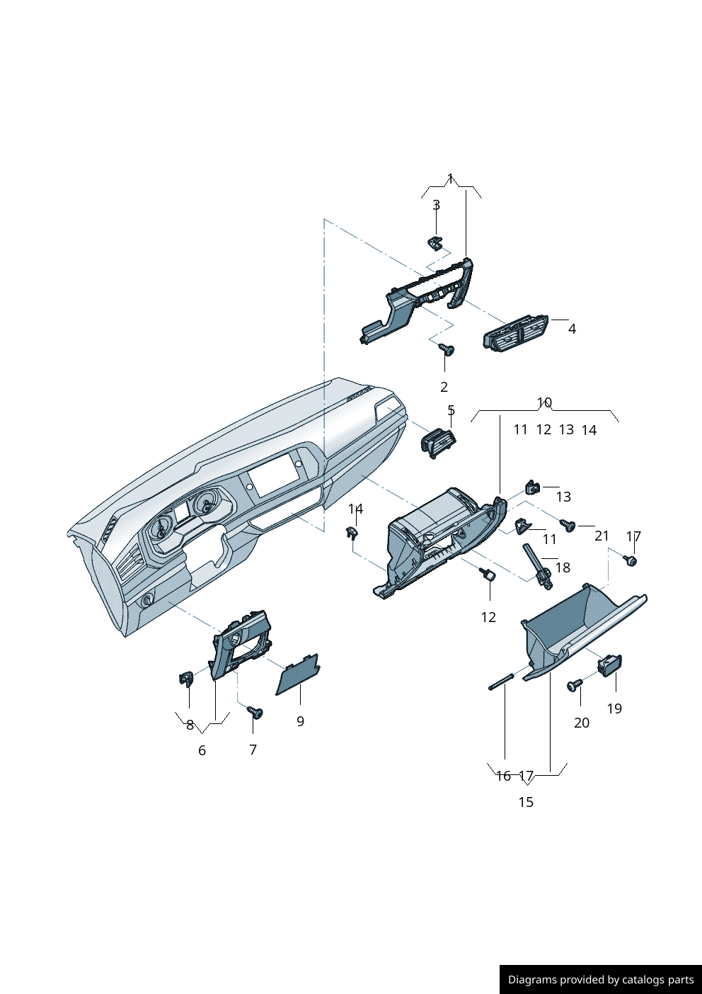Car part diagram