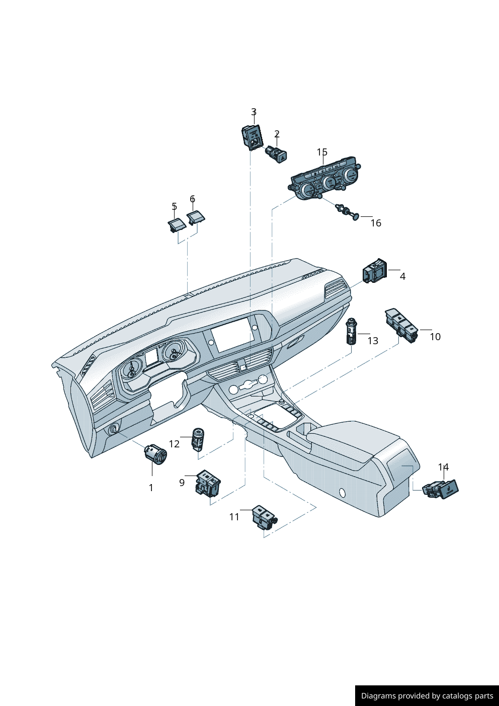 Car part diagram