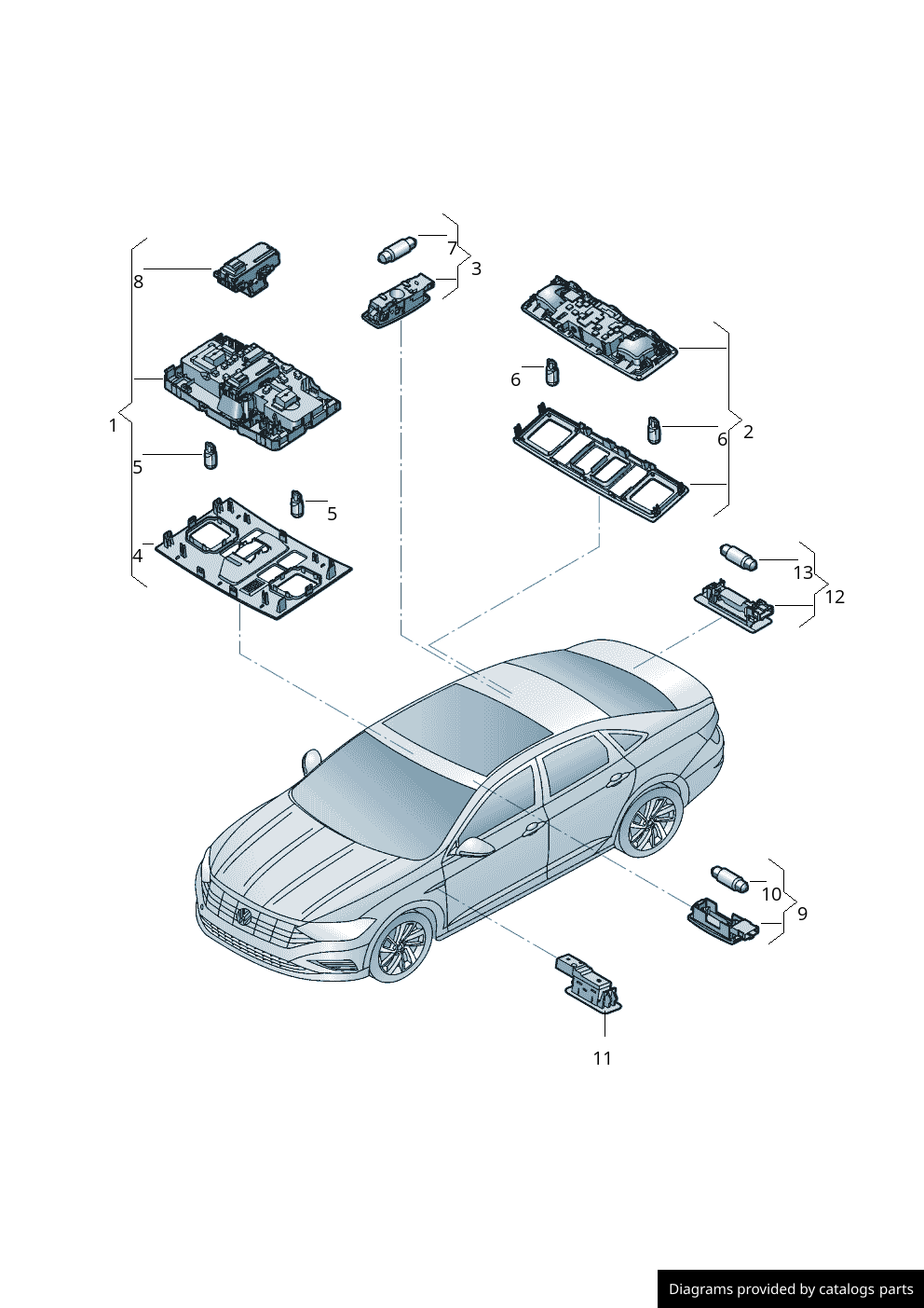 Car part diagram