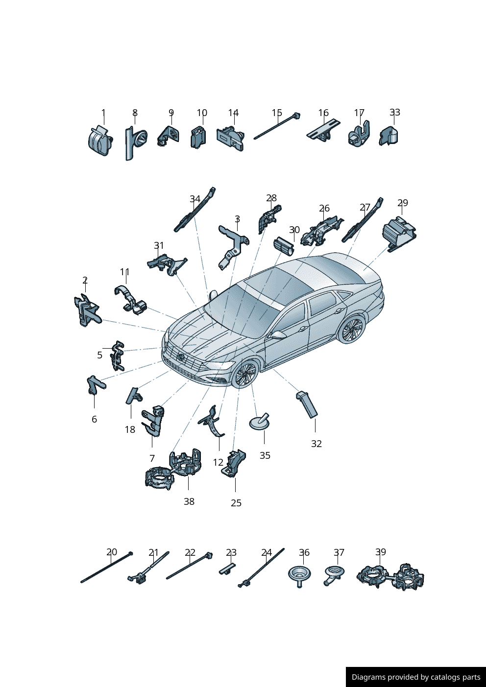 Car part diagram