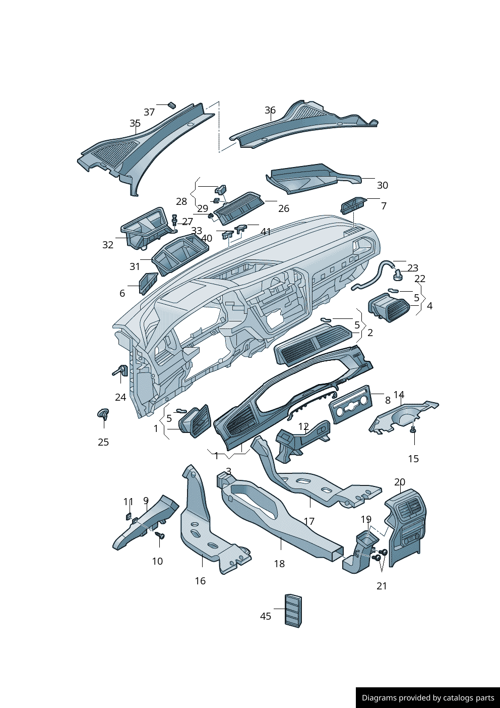 Car part diagram