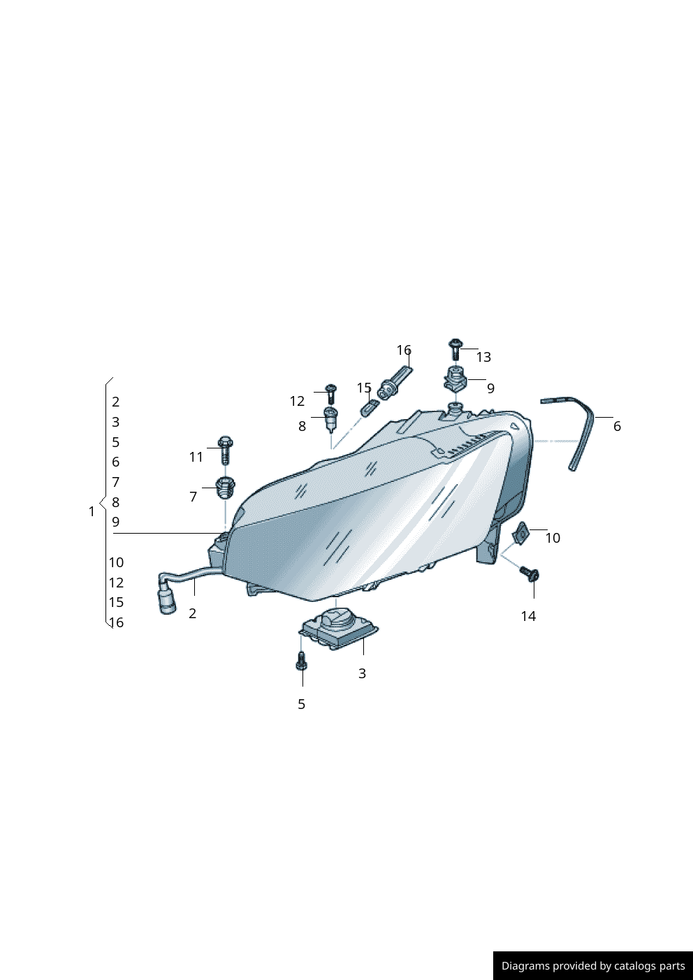 Car part diagram