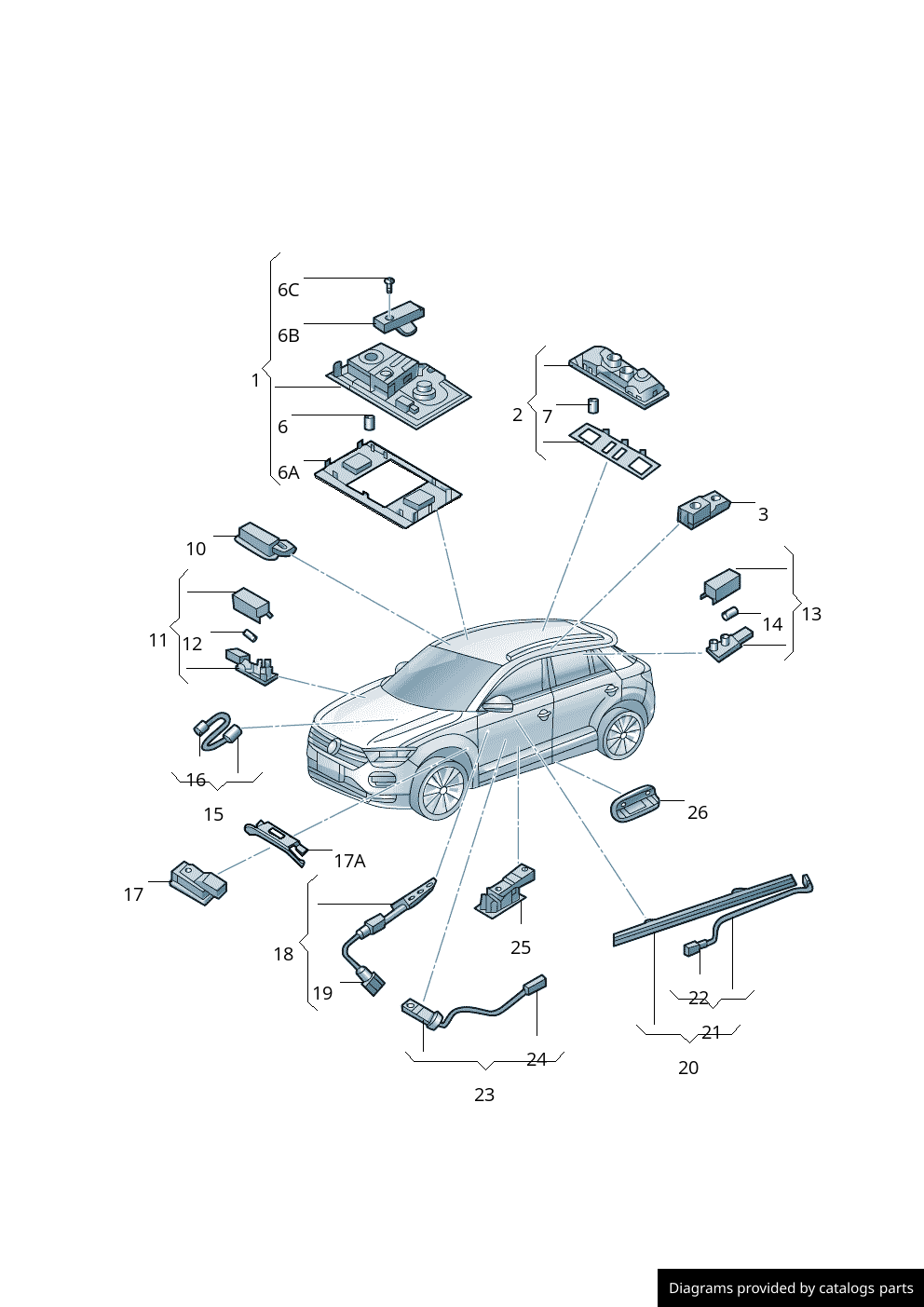 Car part diagram