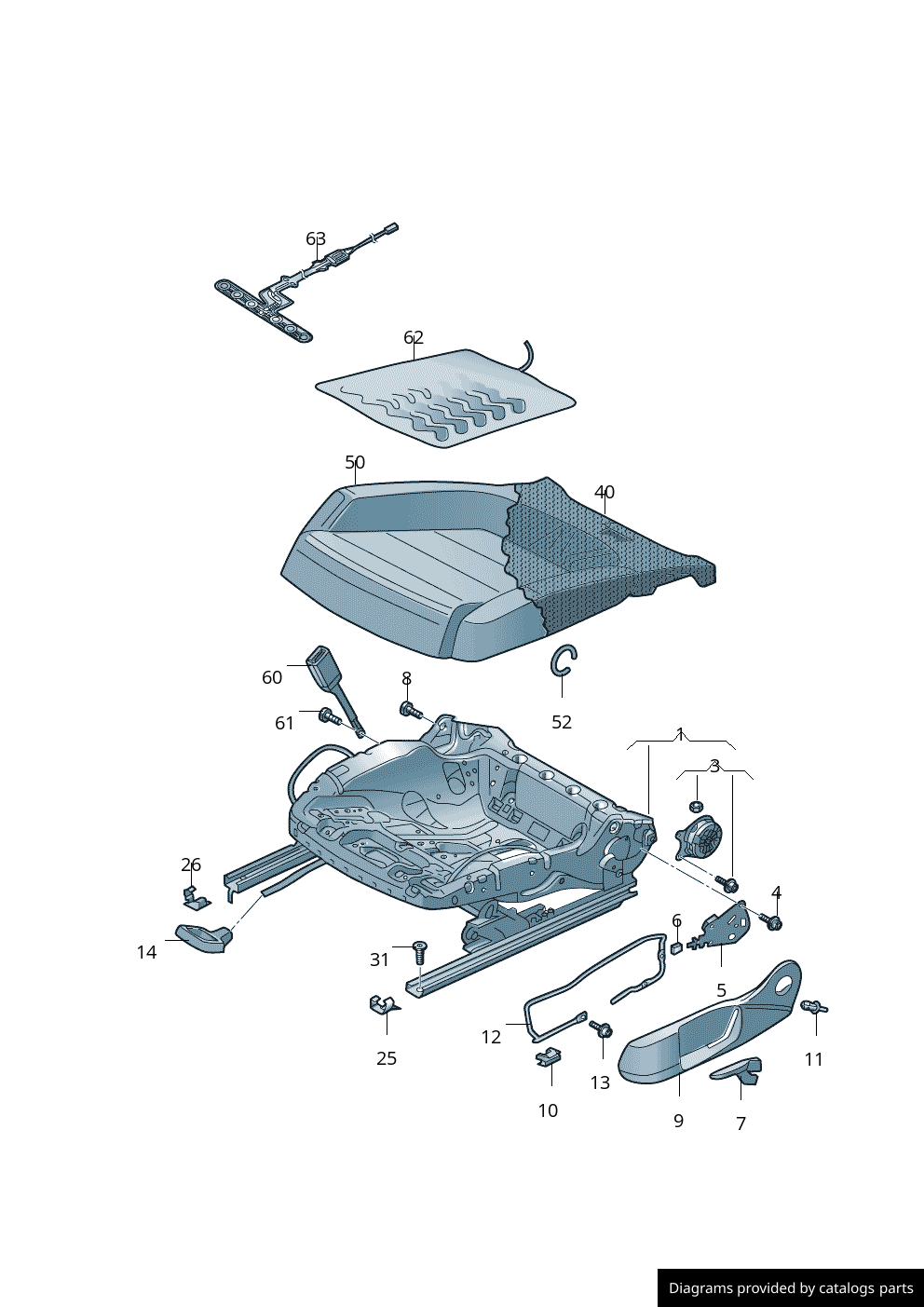 Car part diagram