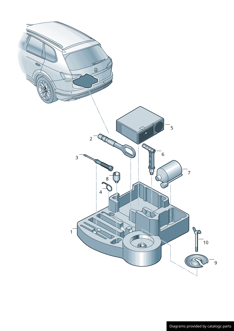 Car part diagram