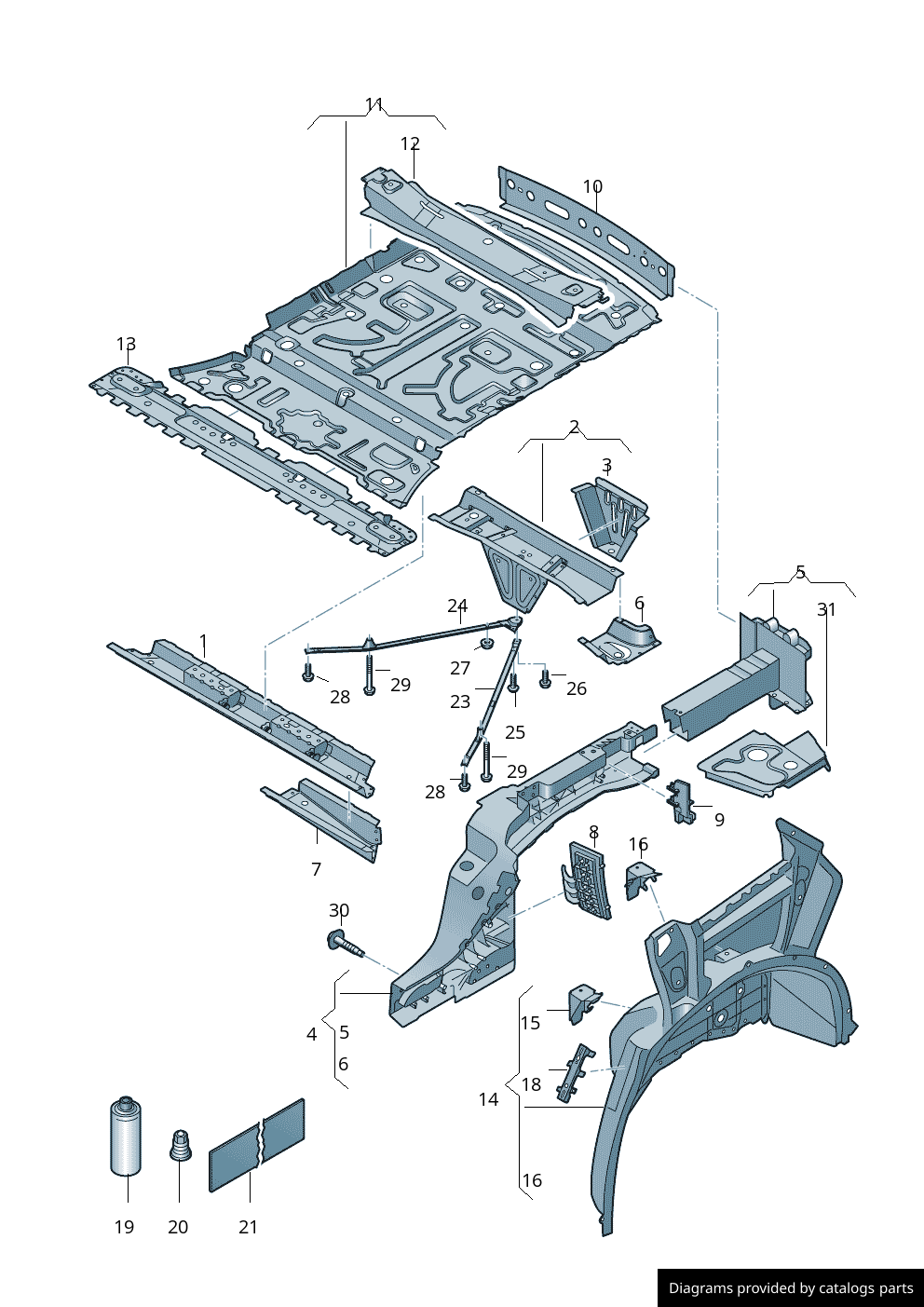 Car part diagram