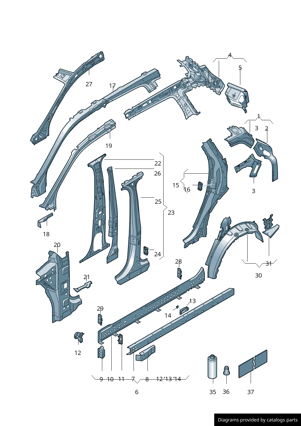 Car part diagram