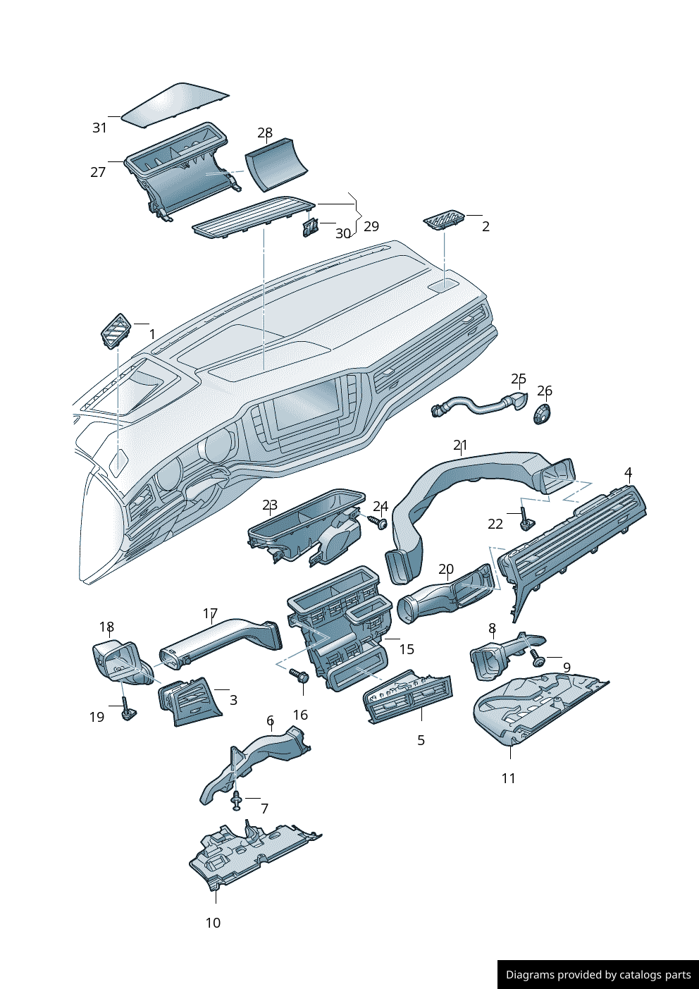 Car part diagram