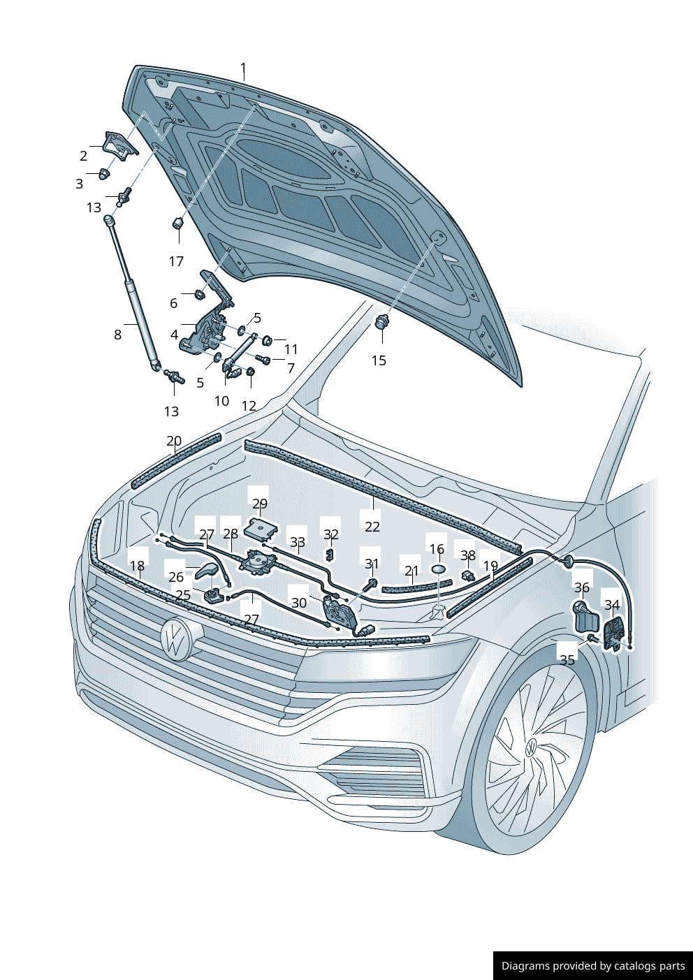 Car part diagram