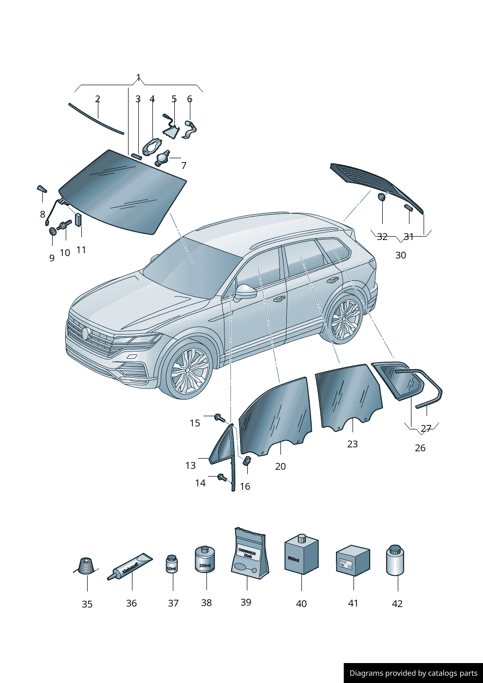 Car part diagram