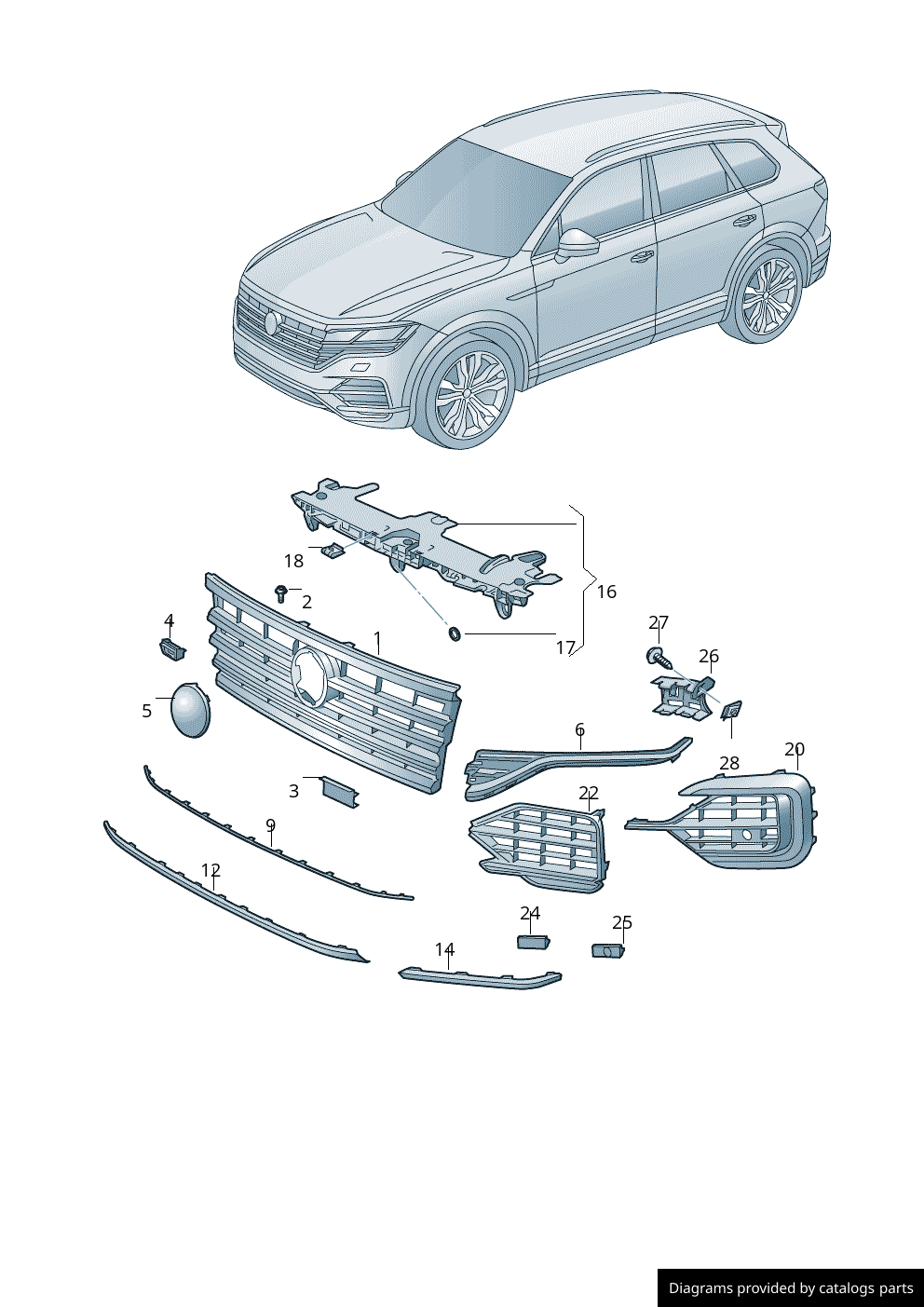 Car part diagram