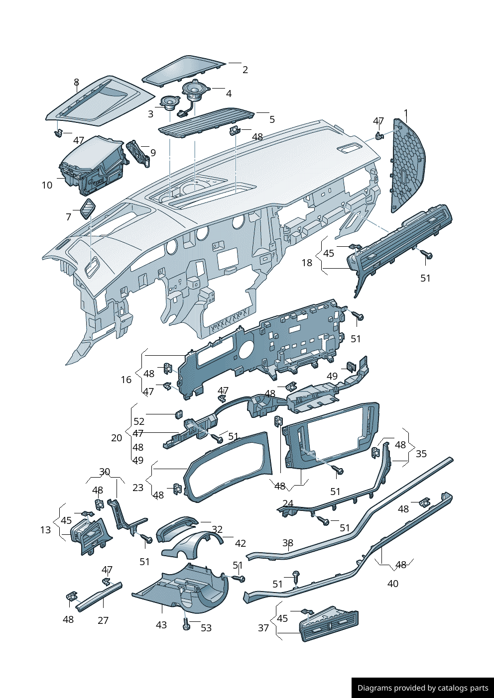 Car part diagram