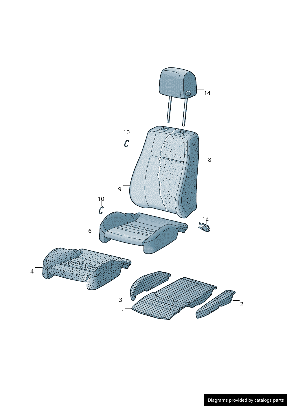 Car part diagram