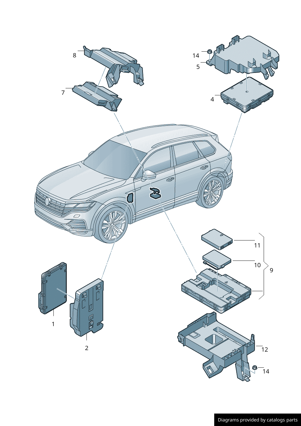 Car part diagram
