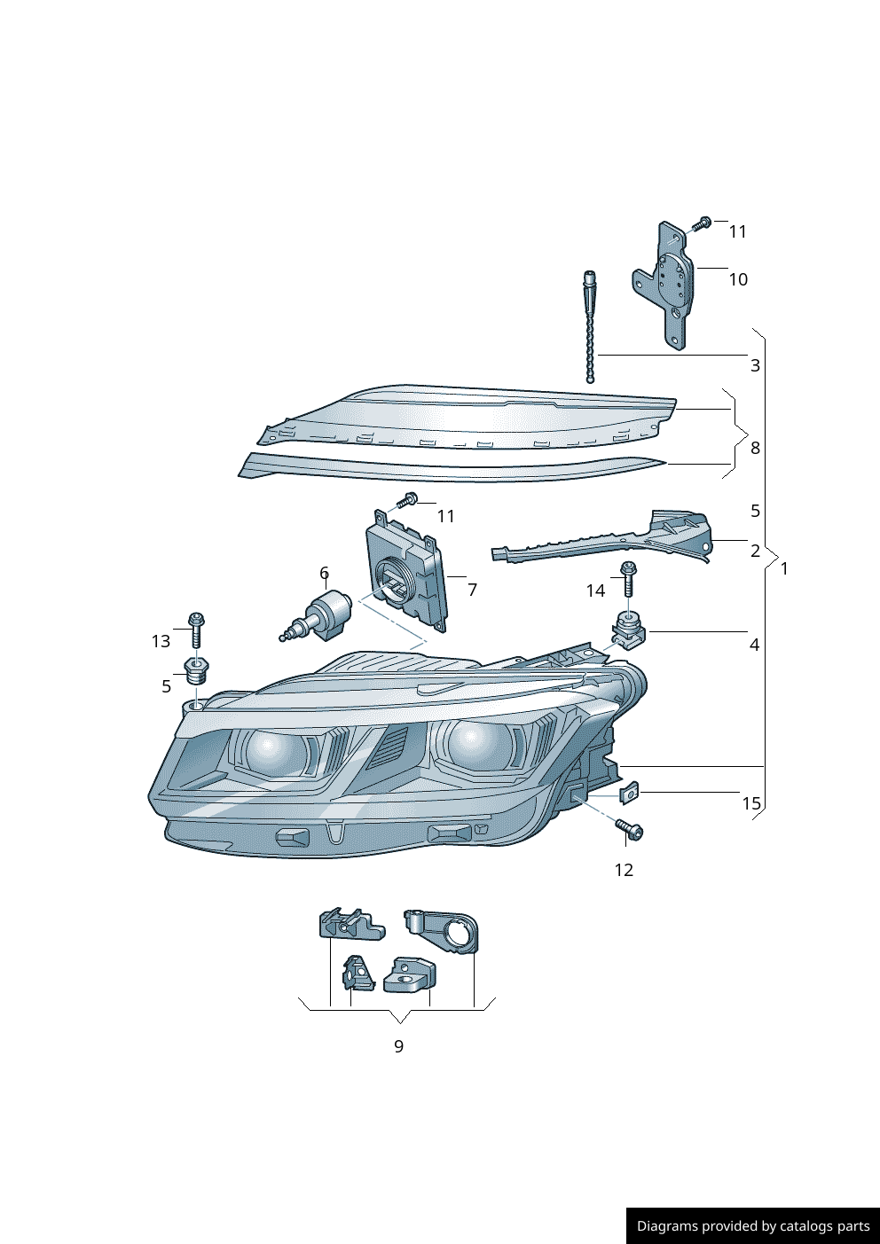 Car part diagram