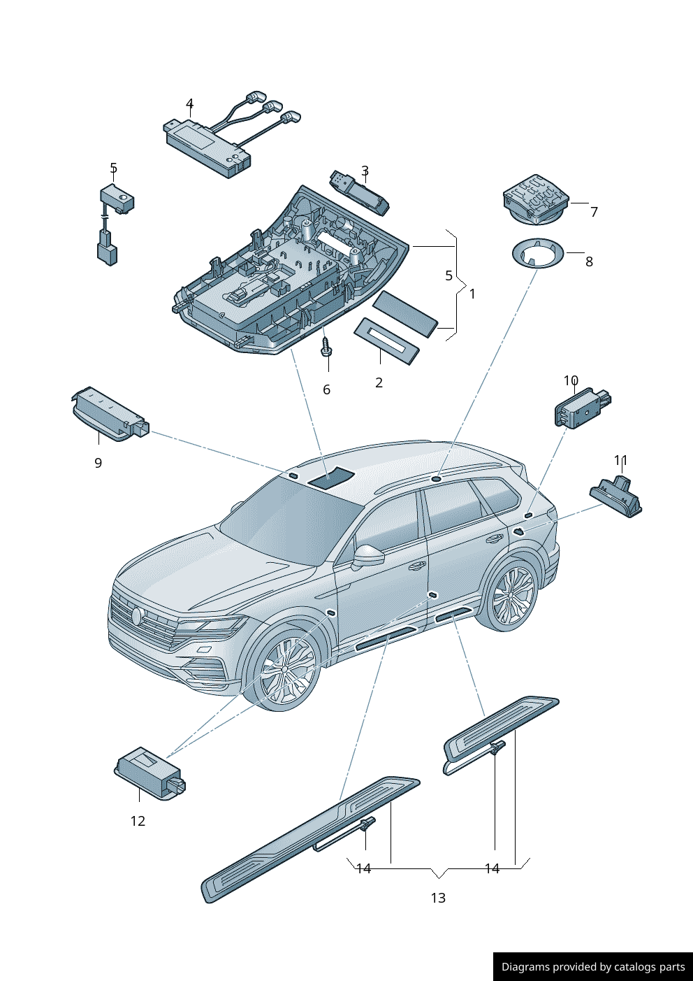 Car part diagram