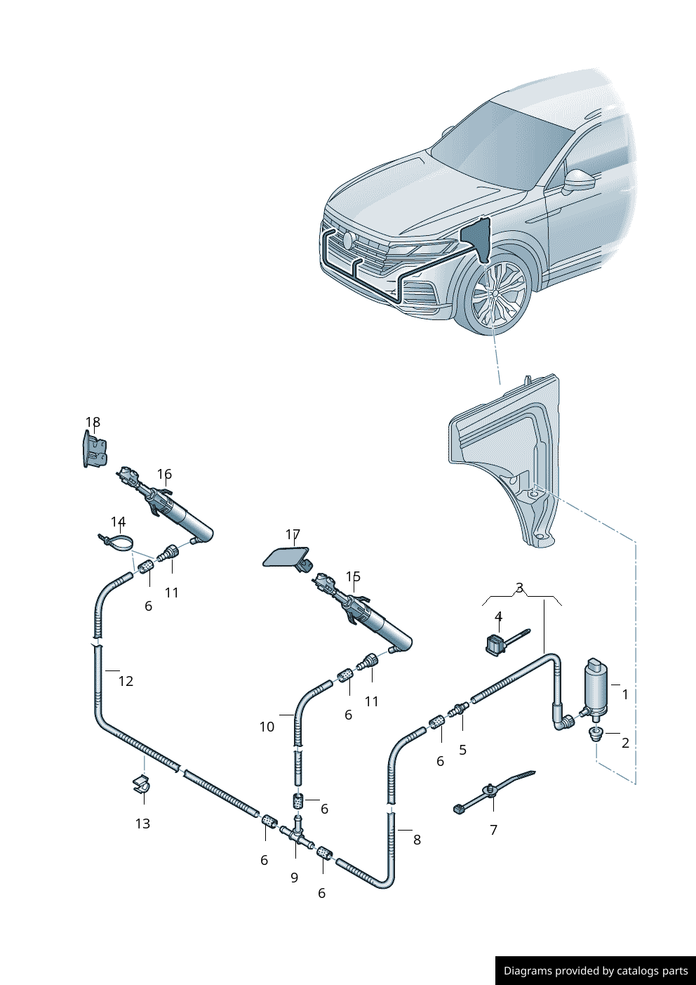 Car part diagram