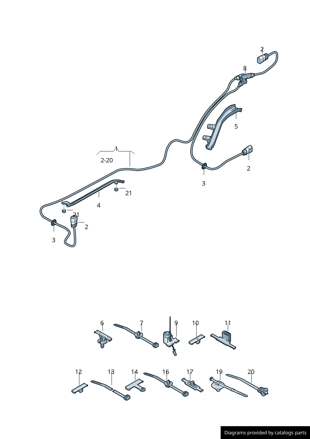 Car part diagram