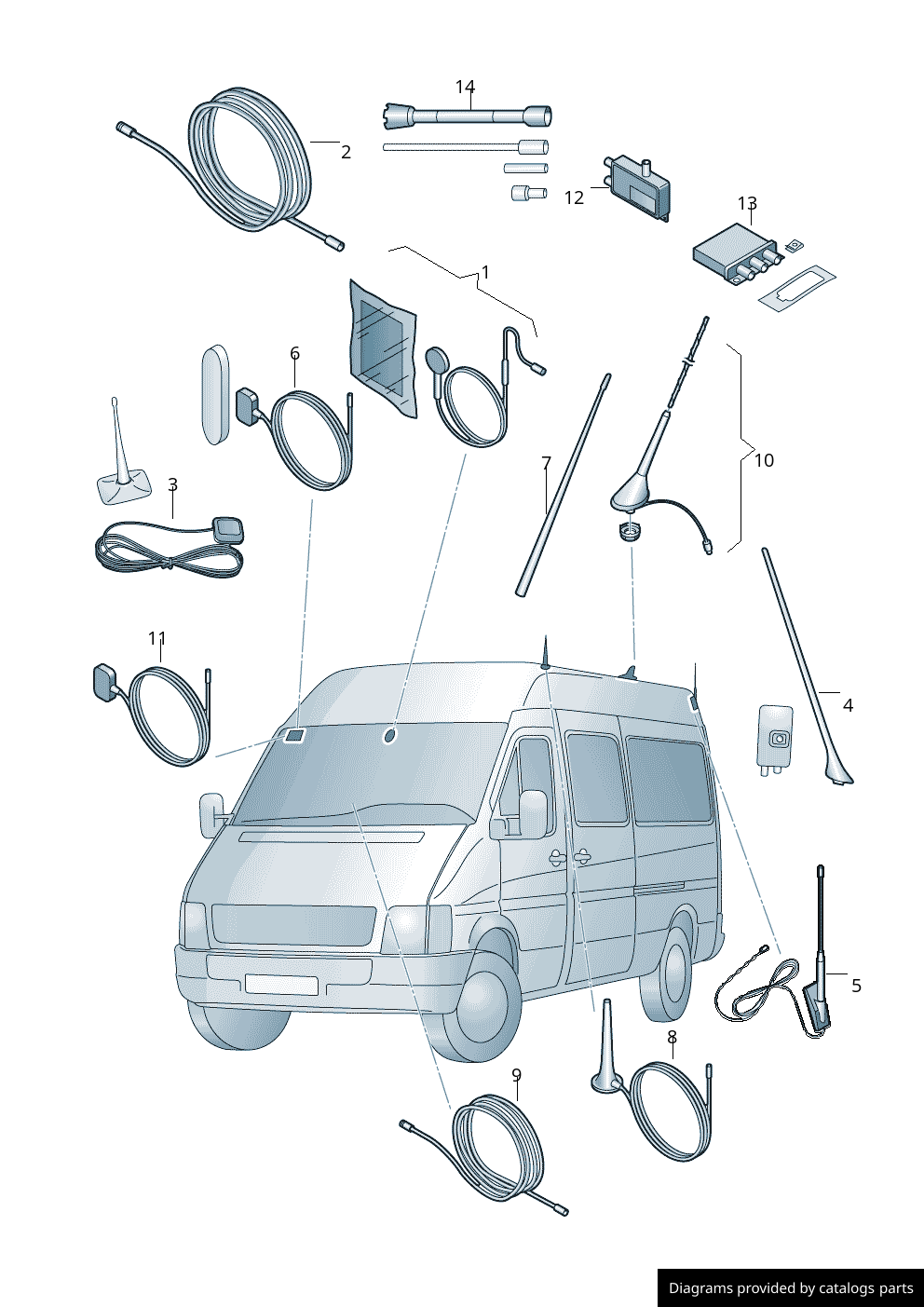 Car part diagram