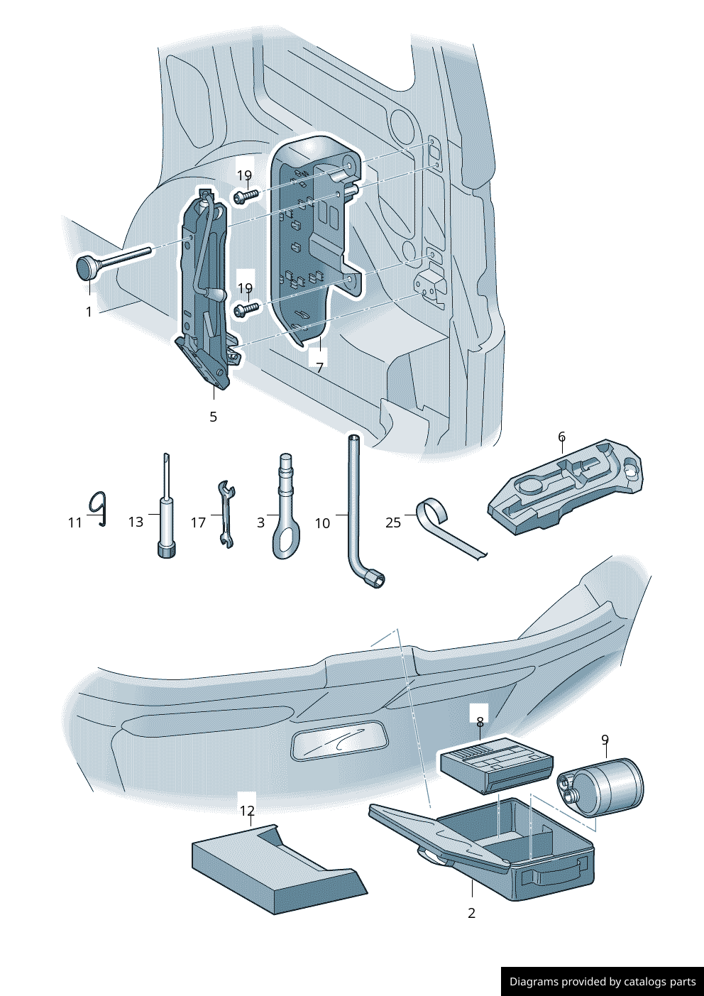Car part diagram