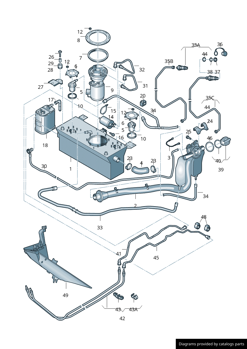 Car part diagram